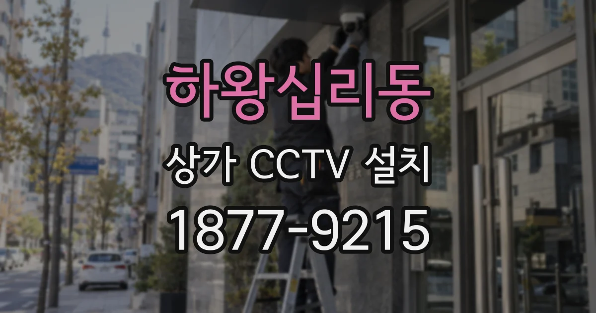 하왕십리동 상가 CCTV 설치