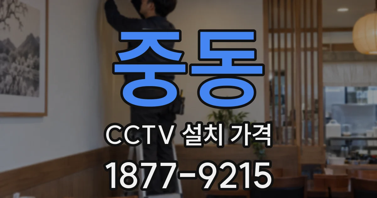 중동 CCTV 설치 가격