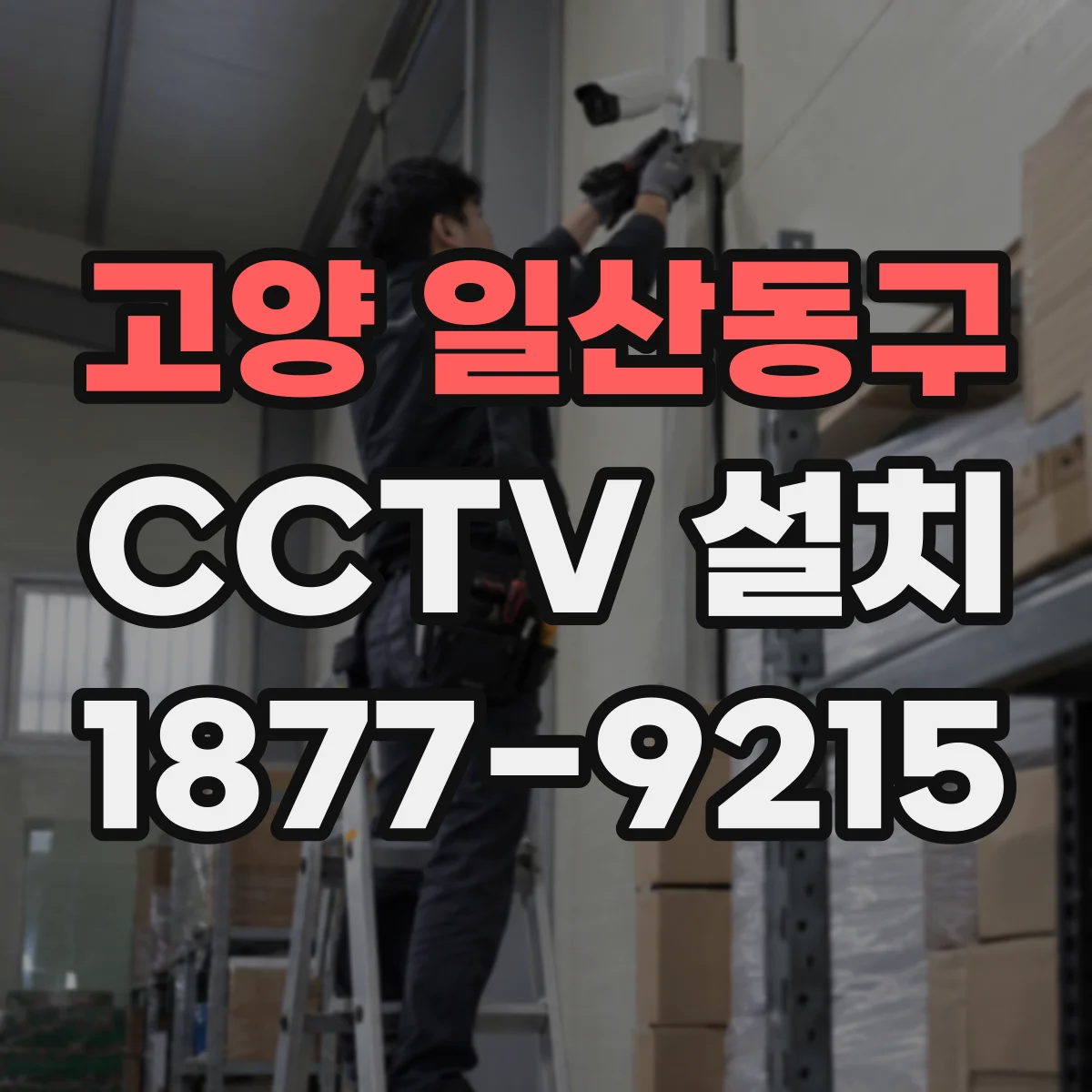 고양 일산동구 CCTV 설치