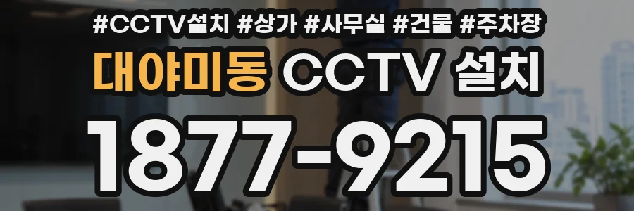대야미동 CCTV 설치