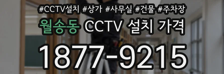 월송동 CCTV 설치 가격