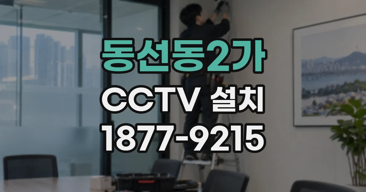 동선동2가 CCTV 설치