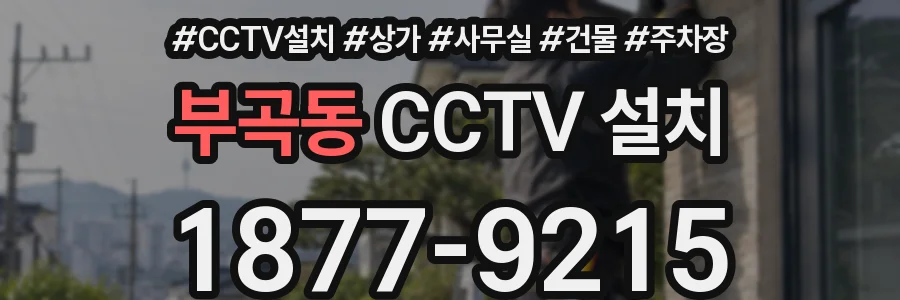 부곡동 CCTV 설치