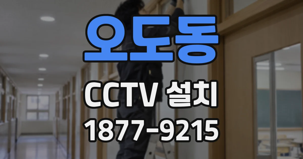 오도동 CCTV 설치
