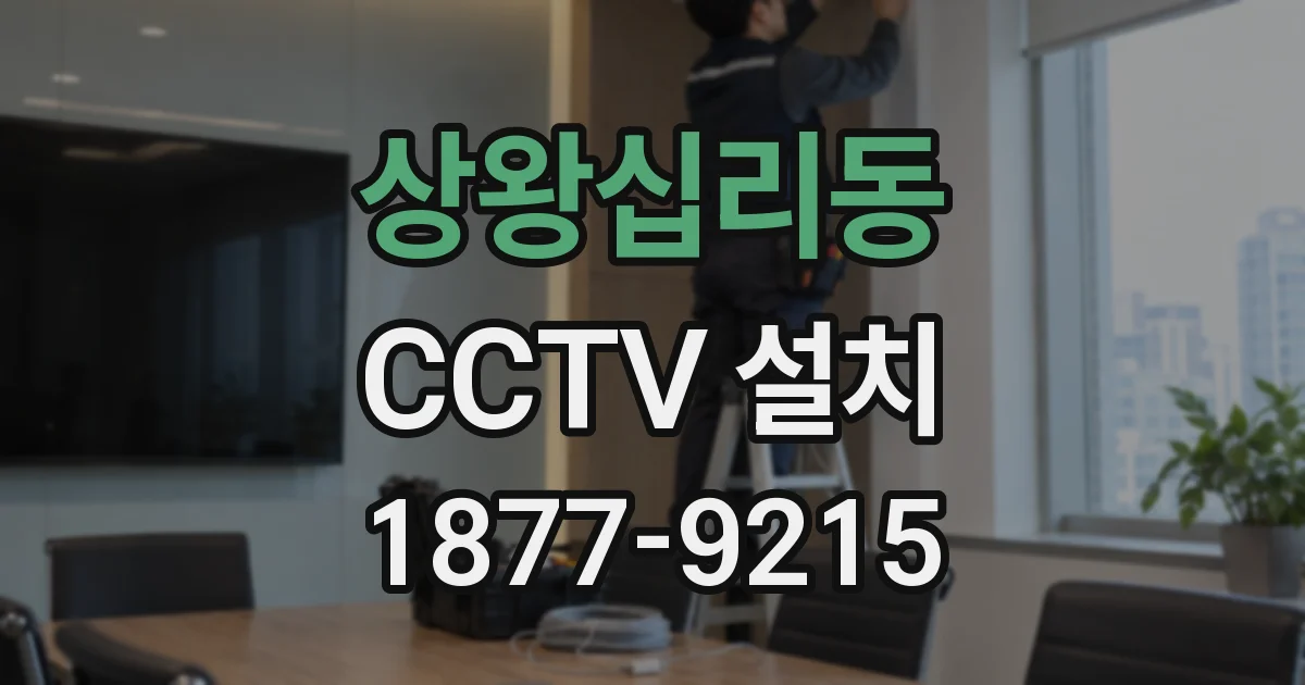 상왕십리동 CCTV 설치