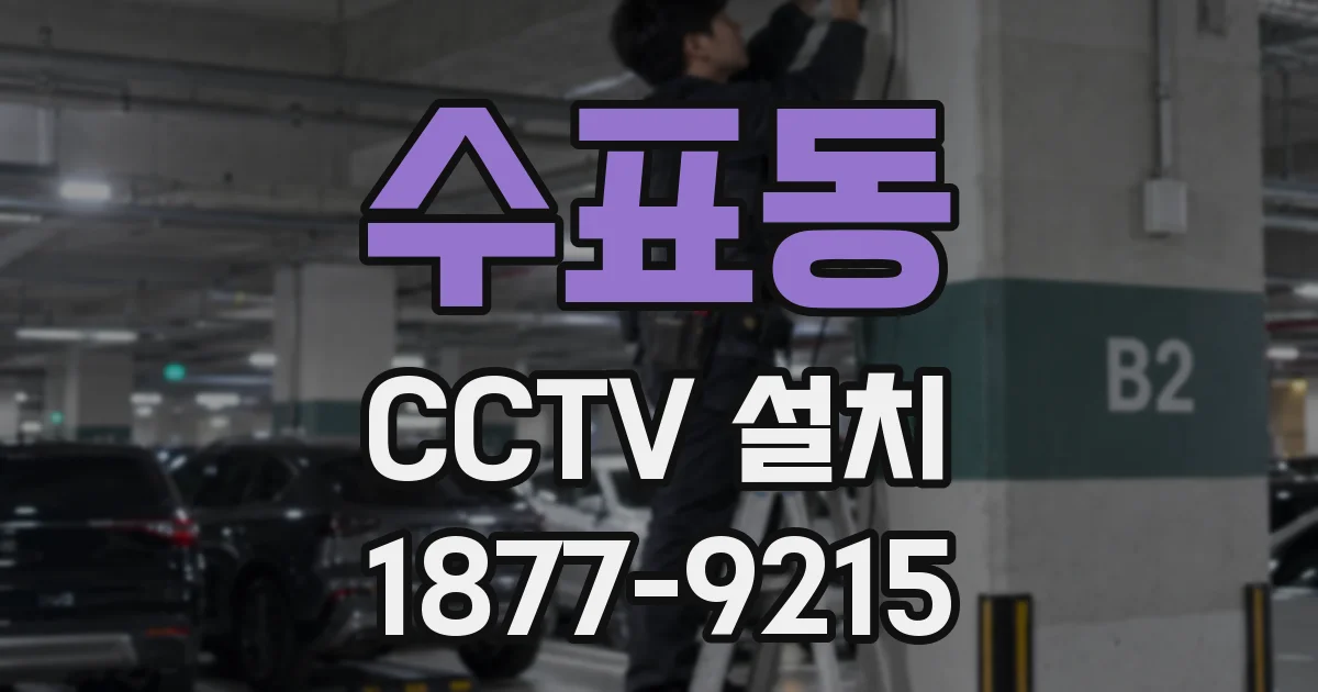 수표동 CCTV 설치