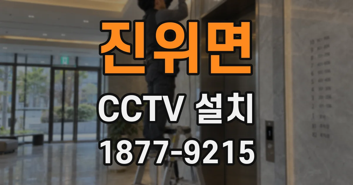 진위면 CCTV 설치