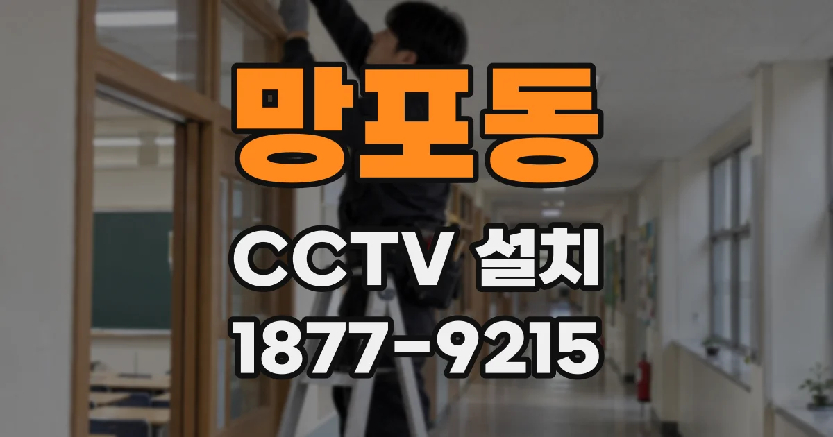 망포동 CCTV 설치