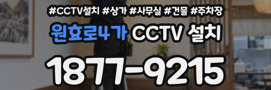 원효로4가 CCTV 설치