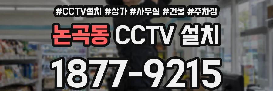 논곡동 CCTV 설치