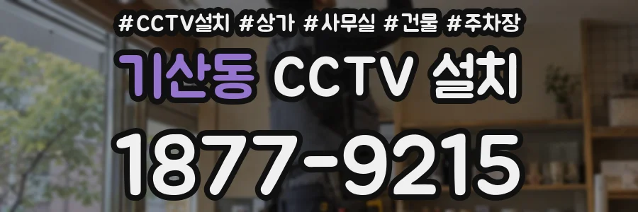 기산동 CCTV 설치