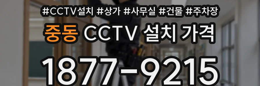 중동 CCTV 설치 가격