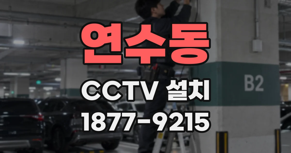 연수동 CCTV 설치