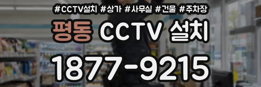 평동 CCTV 설치
