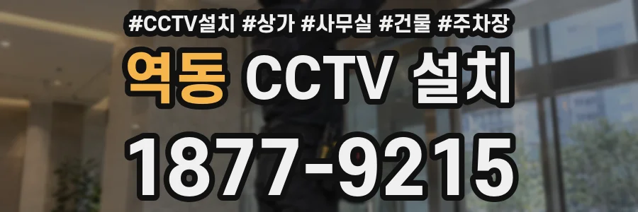 역동 CCTV 설치
