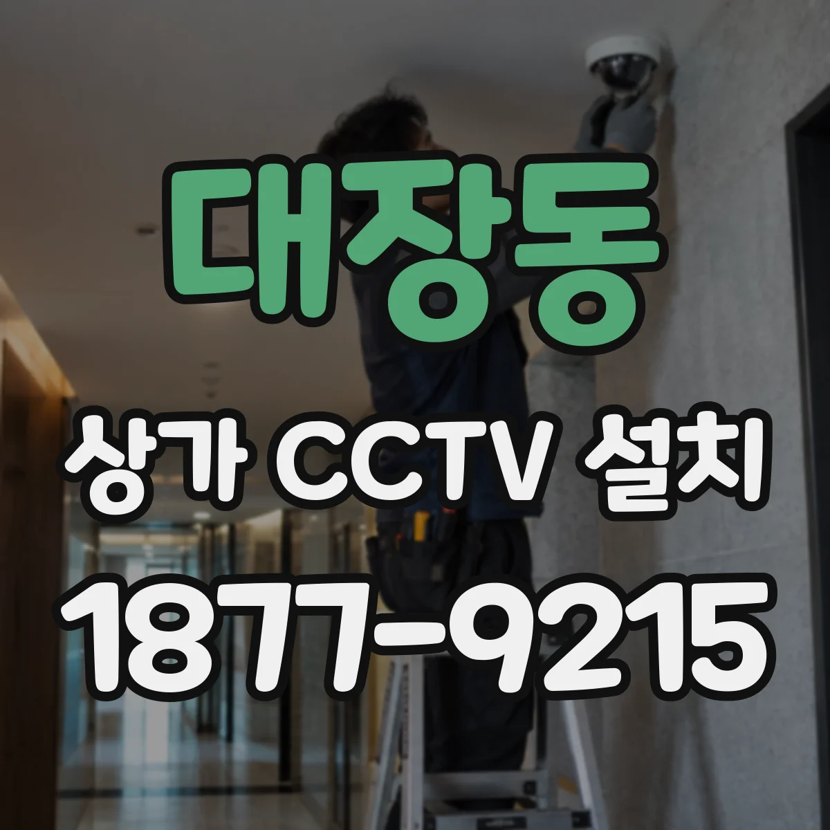 대장동 상가 CCTV 설치