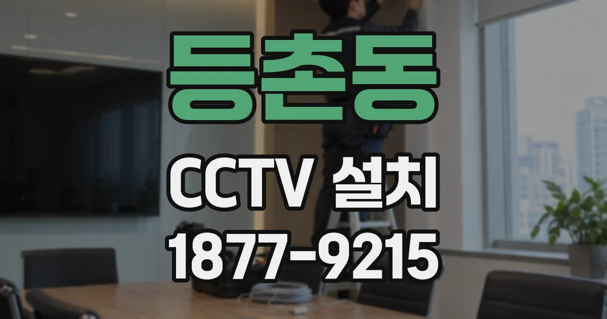 등촌동 CCTV 설치