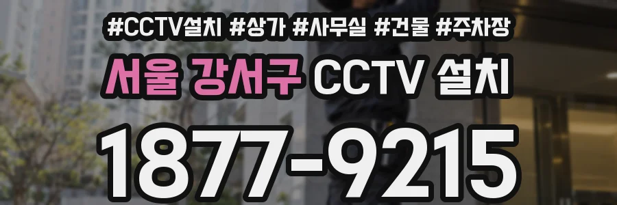 서울 강서구 CCTV 설치