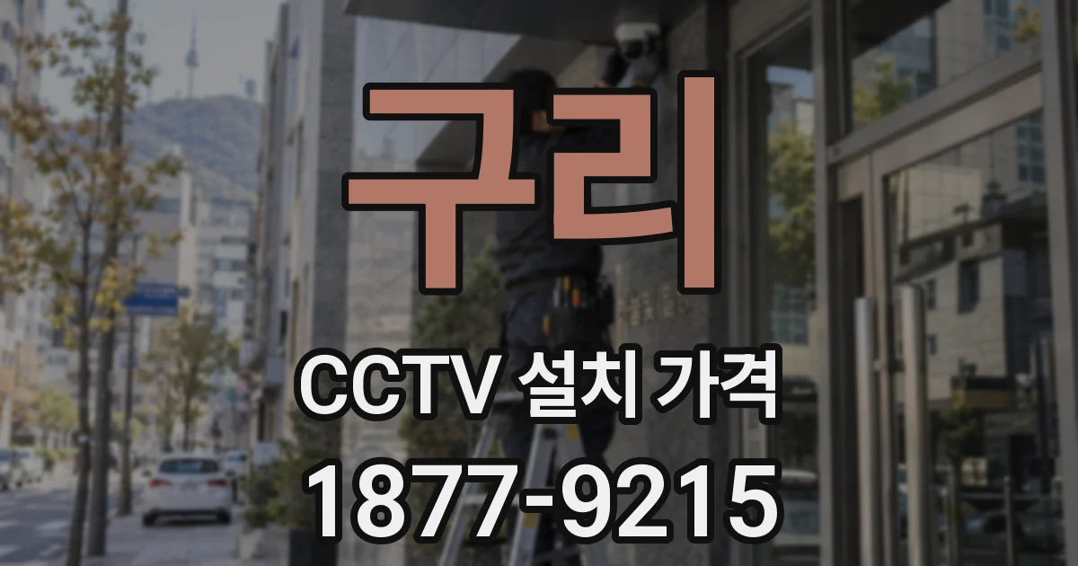 구리 CCTV 설치 가격
