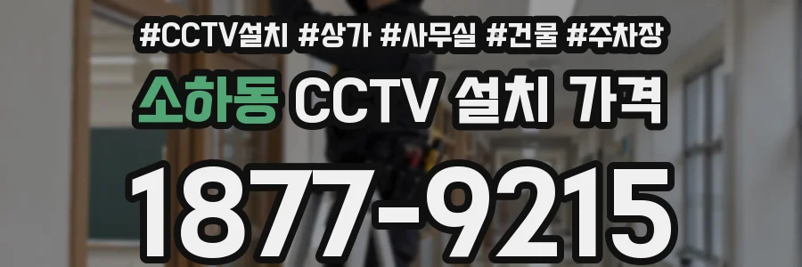 소하동 CCTV 설치 가격