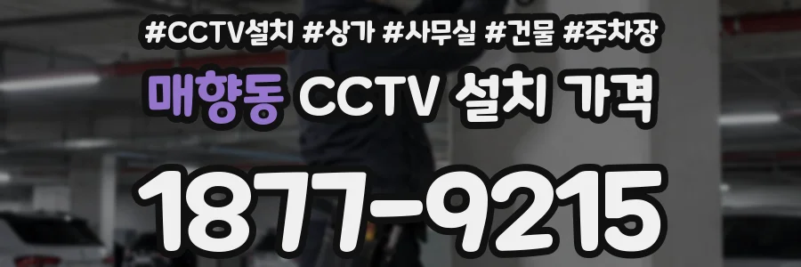 매향동 CCTV 설치 가격
