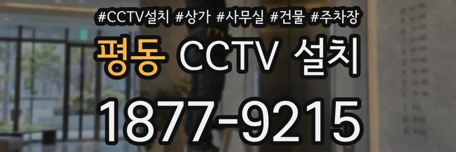 평동 CCTV 설치