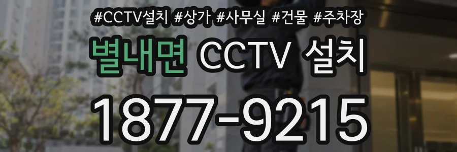 별내면 CCTV 설치
