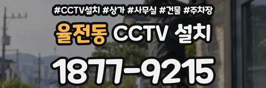 율전동 CCTV 설치