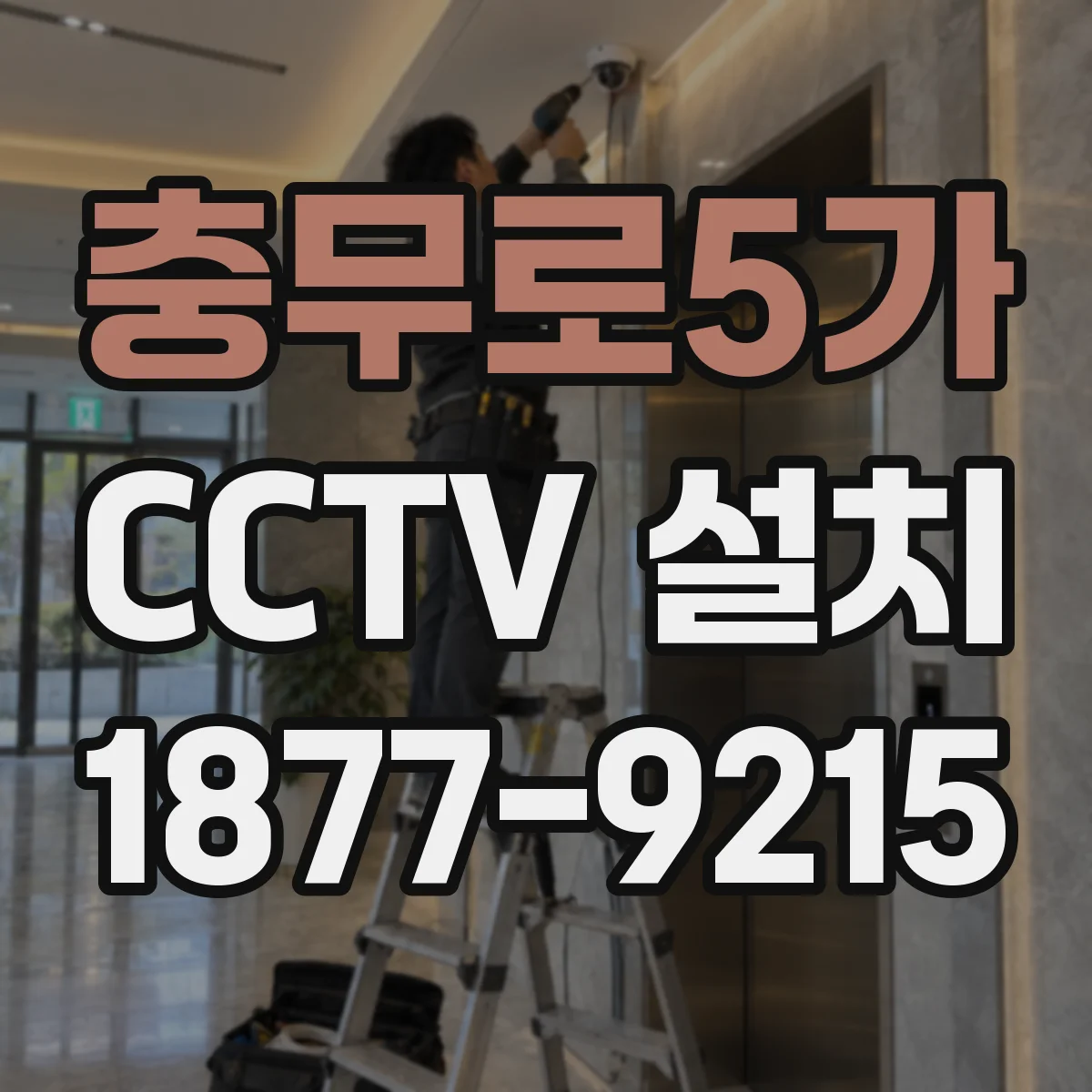 충무로5가 CCTV 설치