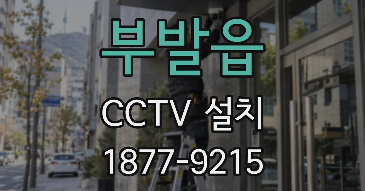 부발읍 CCTV 설치