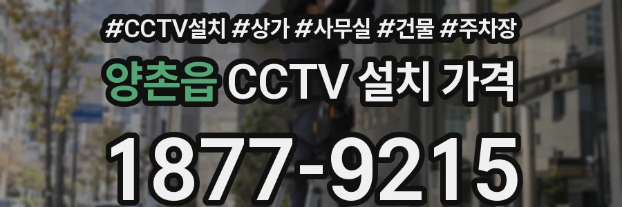 양촌읍 CCTV 설치 가격