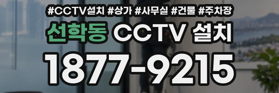 선학동 CCTV 설치