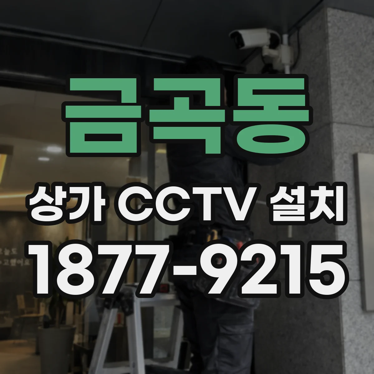 금곡동 상가 CCTV 설치