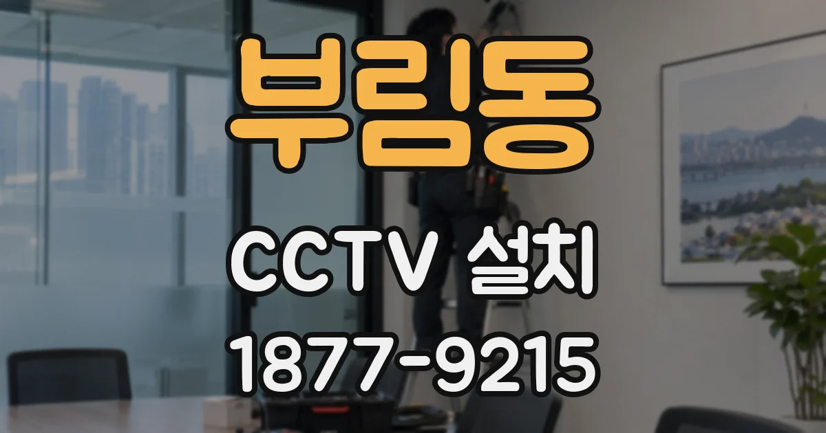 부림동 CCTV 설치