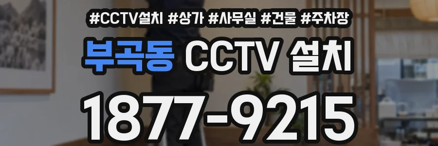 부곡동 CCTV 설치