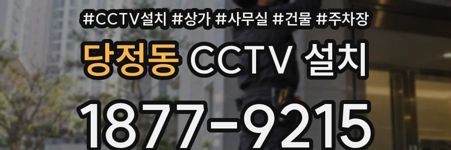 당정동 CCTV 설치