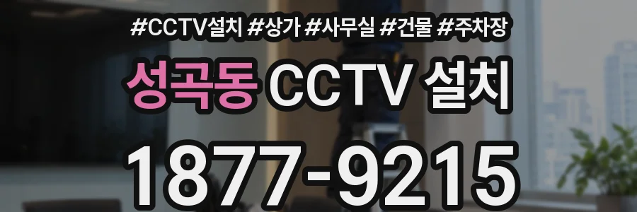 성곡동 CCTV 설치