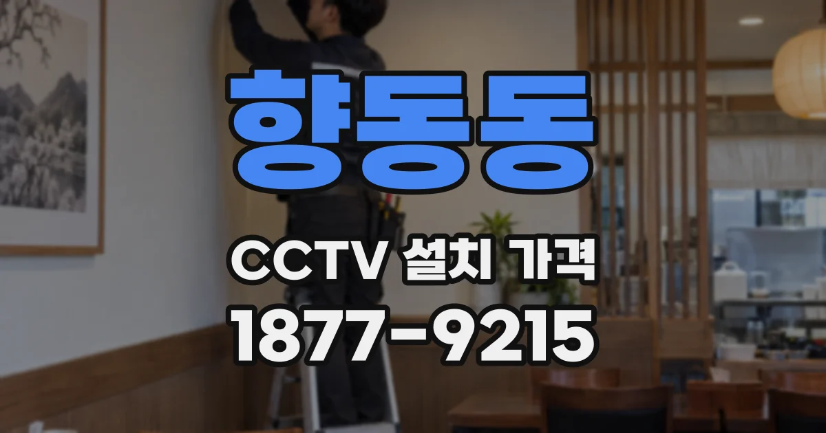 향동동 CCTV 설치 가격
