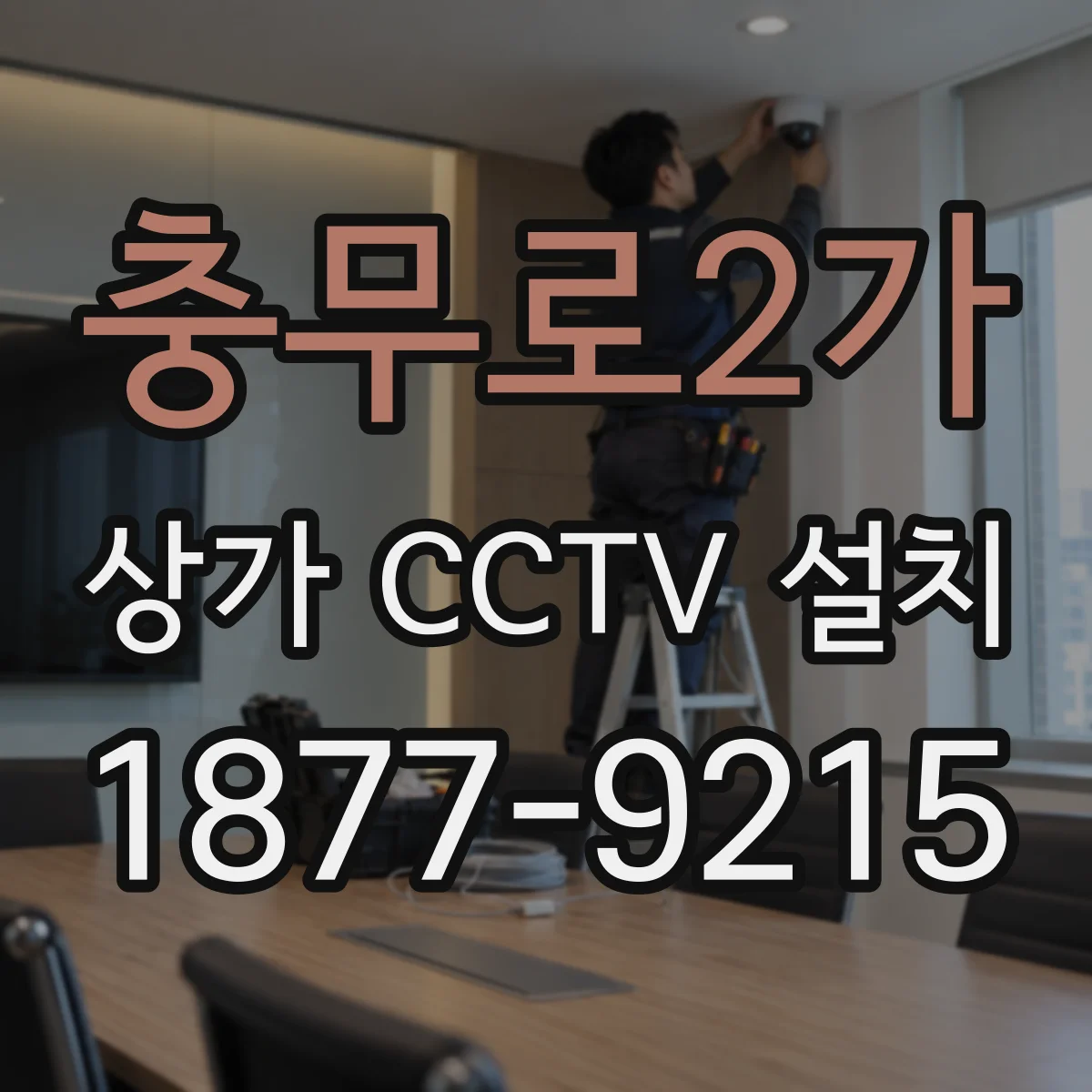 충무로2가 상가 CCTV 설치