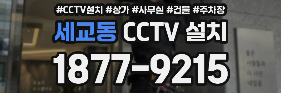 세교동 CCTV 설치