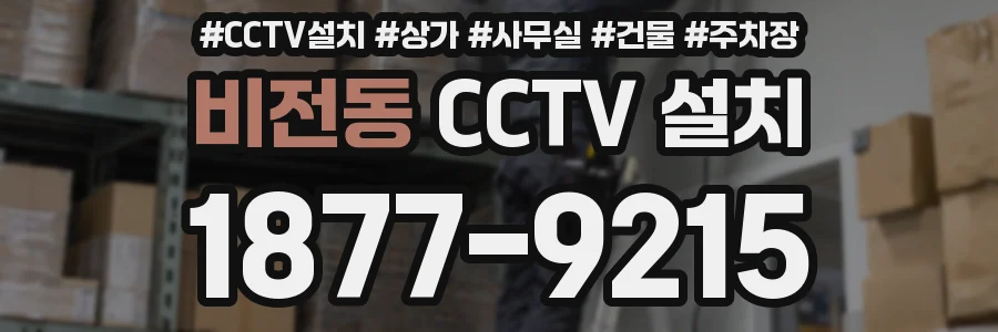 비전동 CCTV 설치