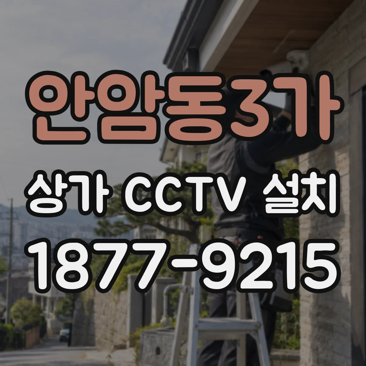 안암동3가 상가 CCTV 설치