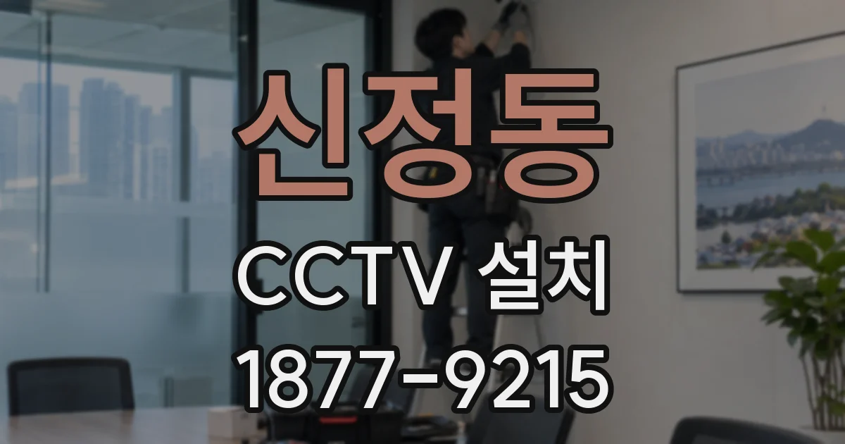 신정동 CCTV 설치