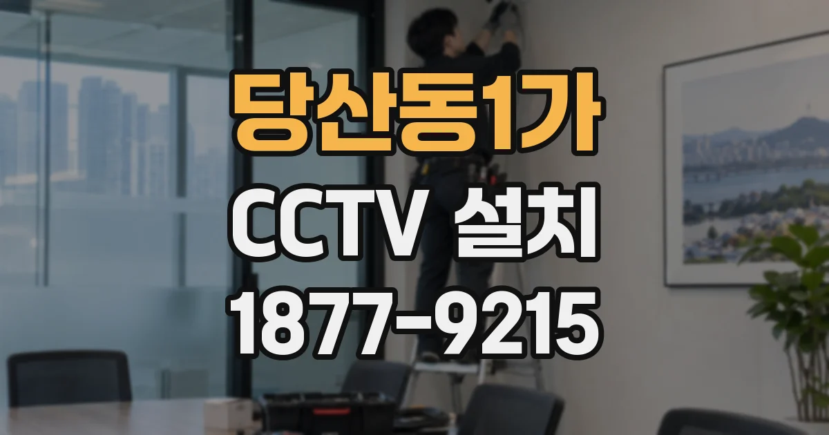 당산동1가 CCTV 설치