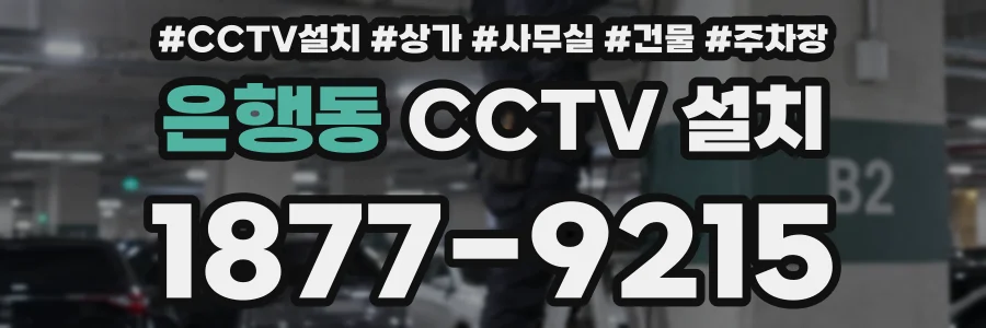 은행동 CCTV 설치