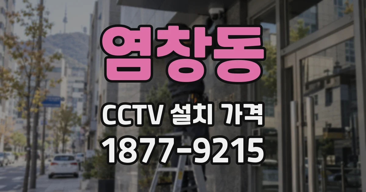 염창동 CCTV 설치 가격