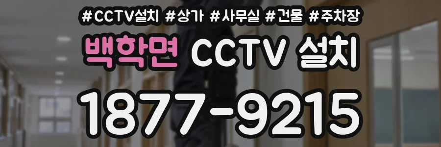 백학면 CCTV 설치