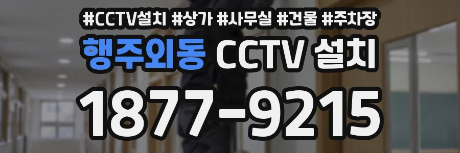 행주외동 CCTV 설치