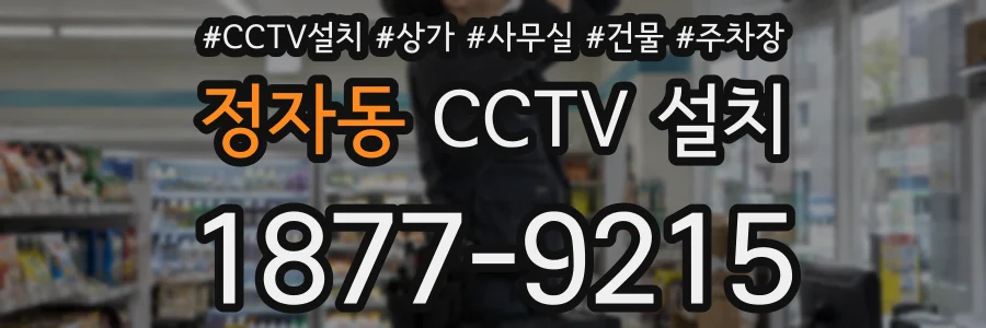 정자동 CCTV 설치