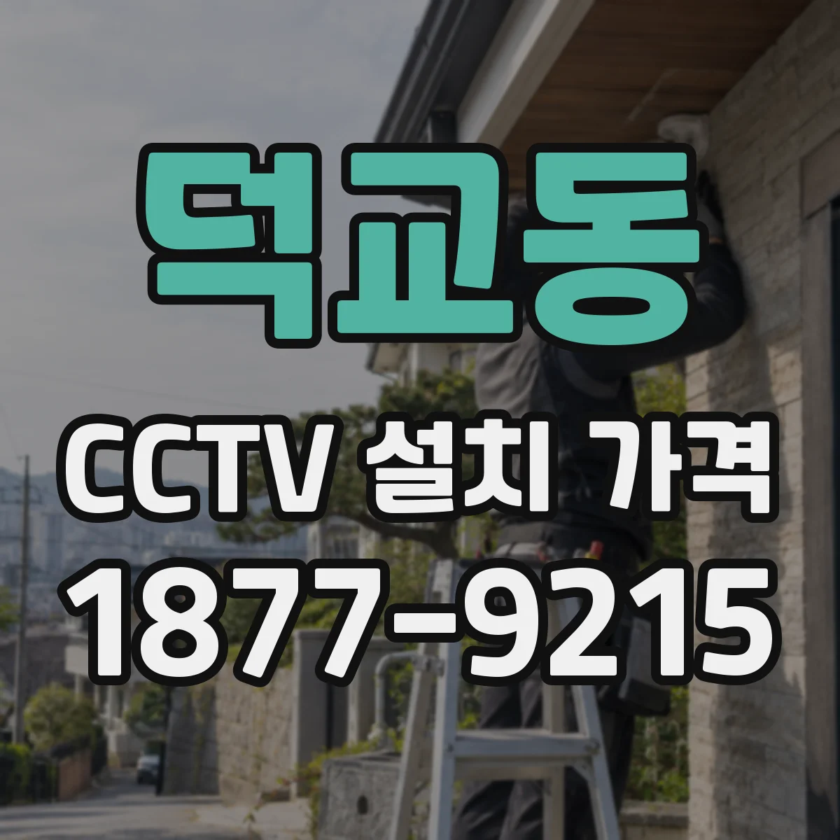 덕교동 CCTV 설치 가격